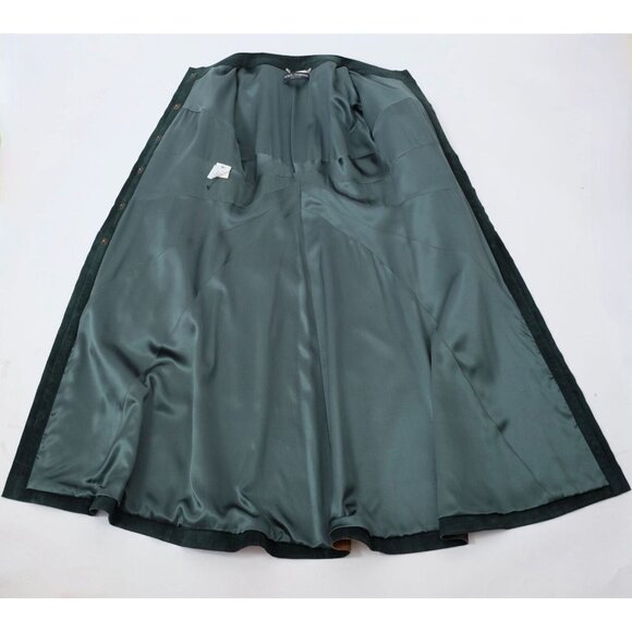 Vintage Y2K Dolce & Gabbana Suede Coat 46 US 10 Patchwork Butterfly - Picture 4 of 14